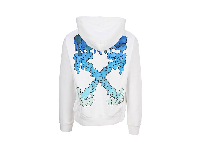 Taiko mave Nægte flyde OFF WHITE BLUE MARKER ARROW HOODIE "WHITE" – Bank of Hype