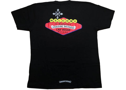 CHROME HEARTS WELCOME TO LAS VEGAS TEE "MULTI COLOR BLACK"