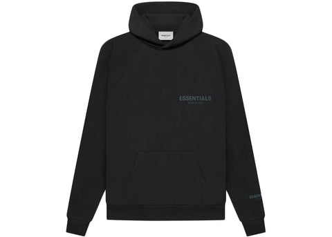 ESSENTIALS CORE COLLECTION PULLOVER HOODIE SS22 "STRETCH LIMO BLACK"