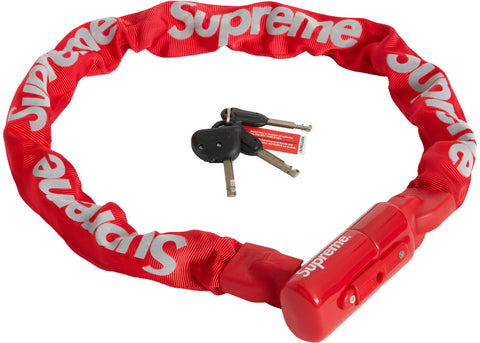 SUP KRYPTONITE INTEGRATED CHAIN LOCK "RED"