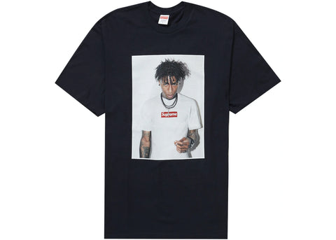 SUPREME "YOUNGBOY"TEE BLUE