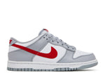 DUNK LOW GS 'GREY RED'