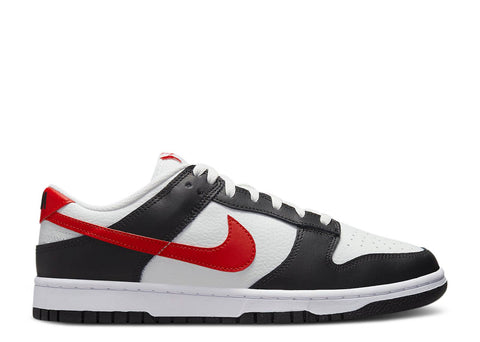 DUNK LOW 'BLACK WHITE RED'