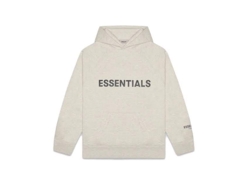 ESSENTIALS PULLOVER HOODIE "OATMEAL"