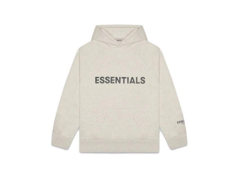 ESSENTIALS PULLOVER HOODIE "OATMEAL"