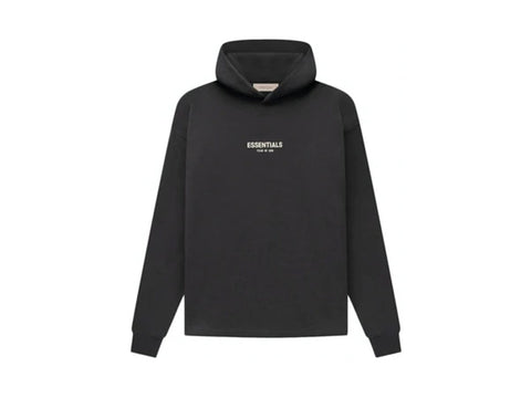 ESSENTIALS PULLOVER OS HOODIE SS22 "BLACK"