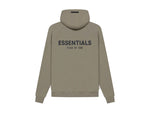 ESSENTIALS LOGO KNIT HOODIE SS21 "TAUPE"