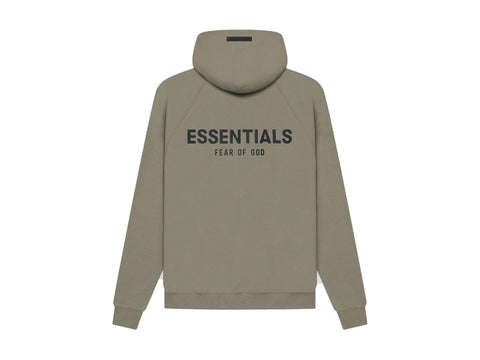 ESSENTIALS LOGO KNIT HOODIE SS21 "TAUPE"