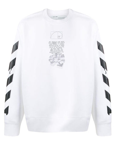 OFF-WHITE DRIPPING ARROWS L/S TEE "WHITE"