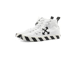 OFF-WHITE MID TOP VULCANIZED CANVAS "WHITE"