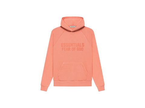 ESSENTIALS PULLOVER HOODIE FW22 "CORAL"